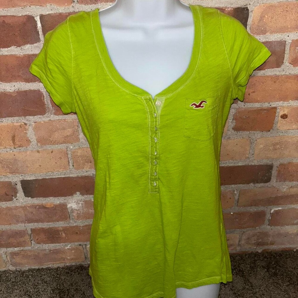 Hollister Co. Women's Green T-shirt